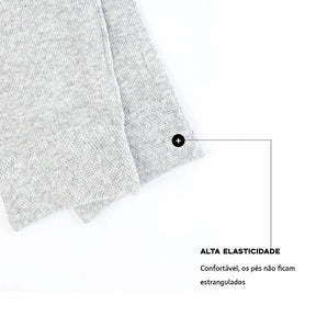 Kit 6 Pares Meias com Algodão