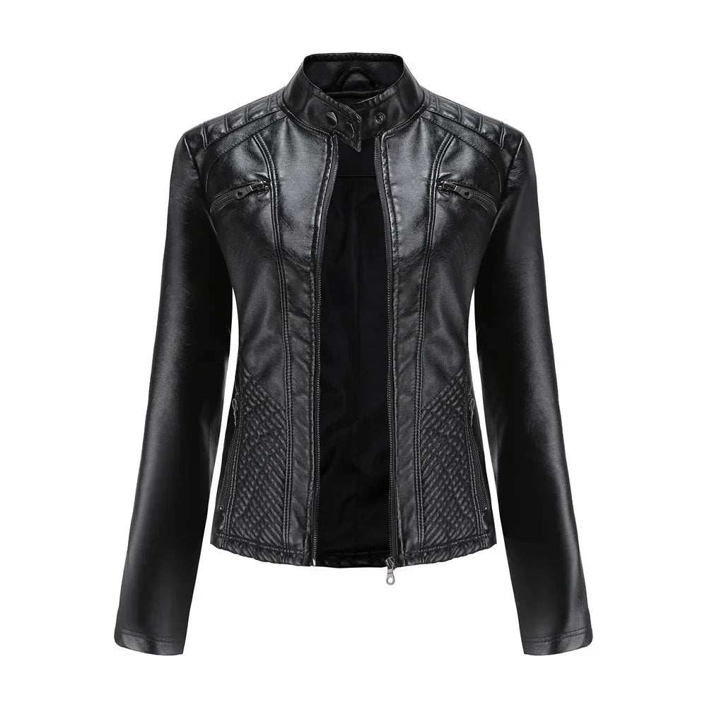 Jaqueta Feminina Casual com Zíper Estilo Streetwear - (Promoção de Inverno 2025)