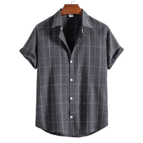 Camisa Casual Manga Curta Lunar