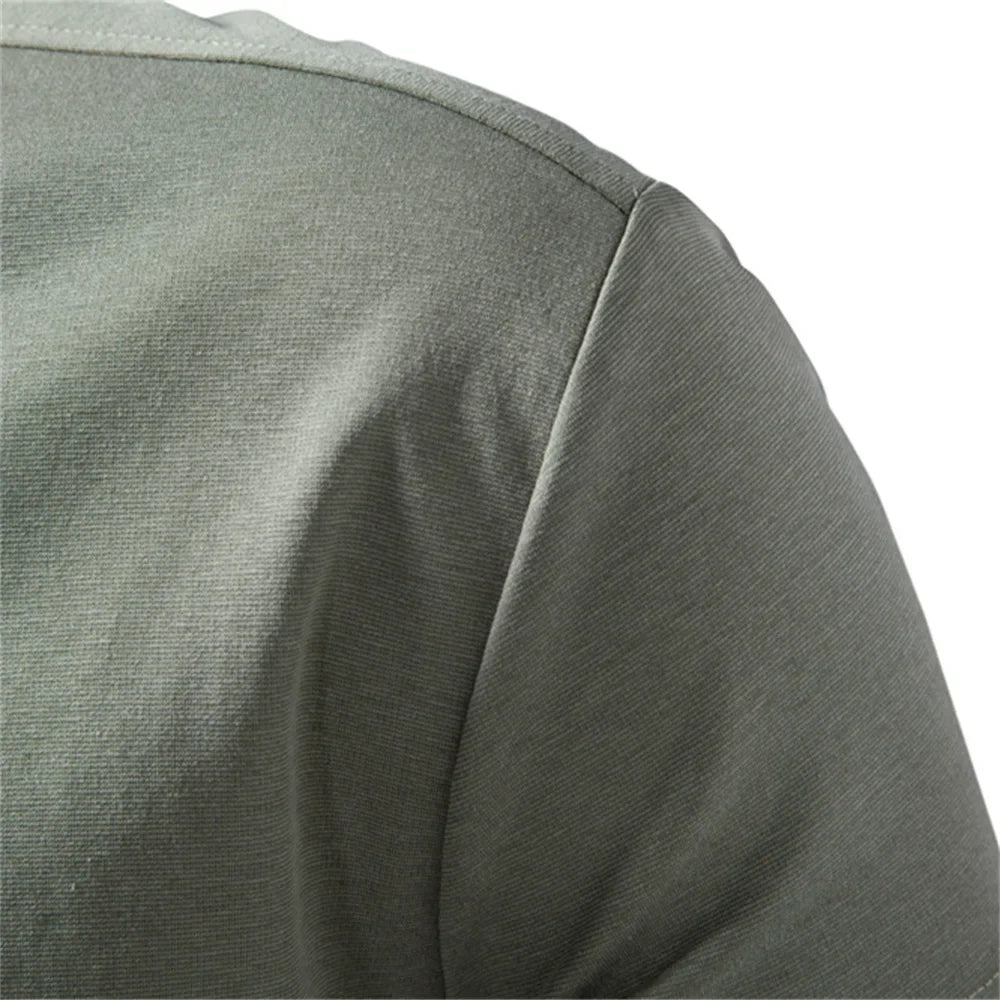 Camiseta Masculina Casual de Algodão Marbella