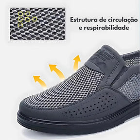 Sapato Mocassim Masculino Respirável