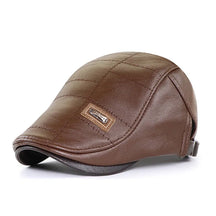 Boina Masculina Italiana de Couro - (Promoção de Inverno 2025)