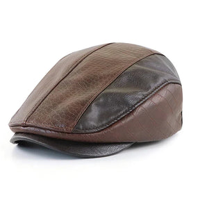 Boina Masculina Italiana de Couro - (Promoção de Inverno 2025)