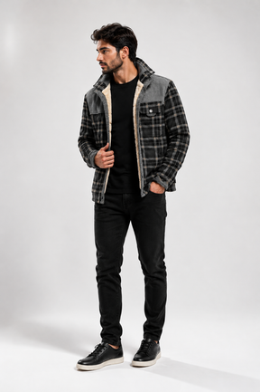 Jaqueta Xadrez Masculina