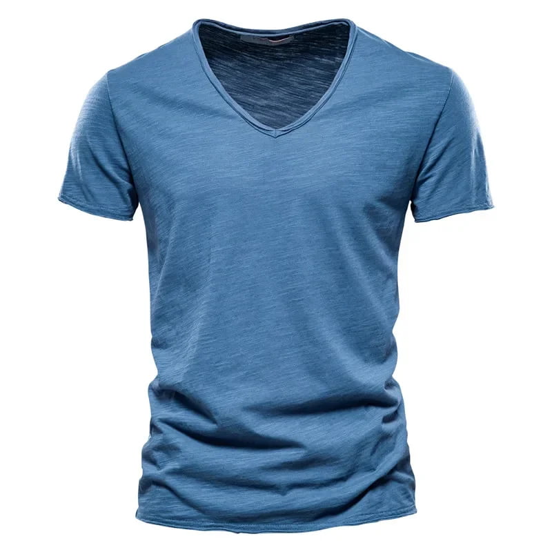 Camiseta Masculina Manga Curta Gola V Florianópolis