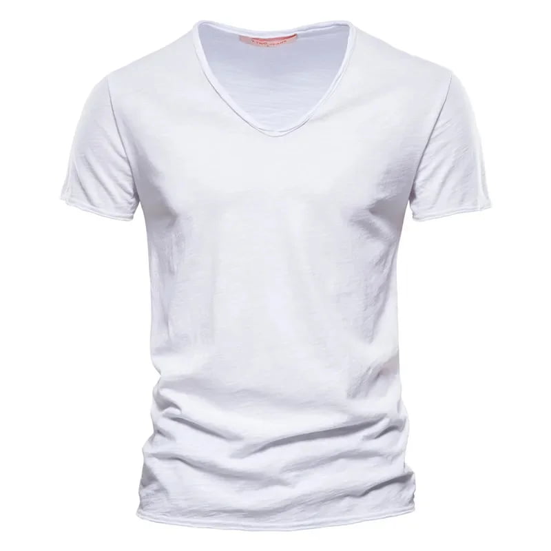 Camiseta Masculina Manga Curta Gola V Florianópolis
