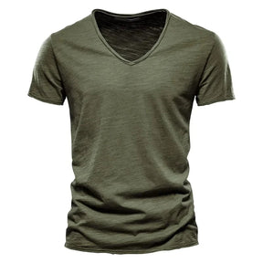 Camiseta Masculina Manga Curta Gola V Florianópolis