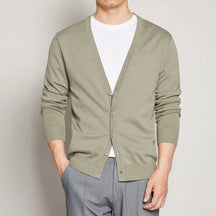 Cardigan Masculino Com Botões - (Promoção de Inverno 2025)