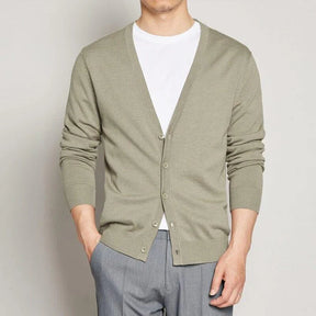 Cardigan Masculino Com Botões - (Promoção de Inverno 2025)