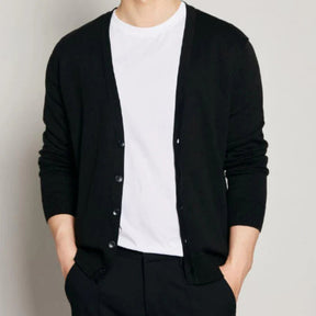 Cardigan Masculino Com Botões - (Promoção de Inverno 2025)