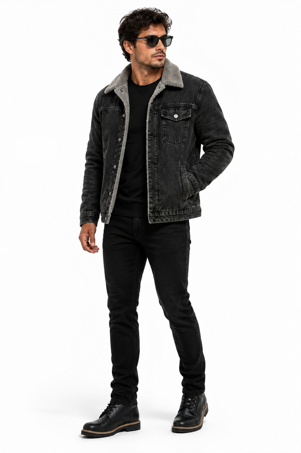 Jaqueta Masculina Jeans com Forro