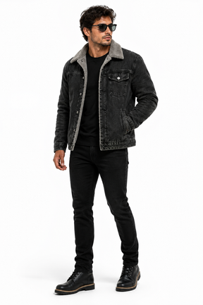 Jaqueta Masculina Jeans com Forro