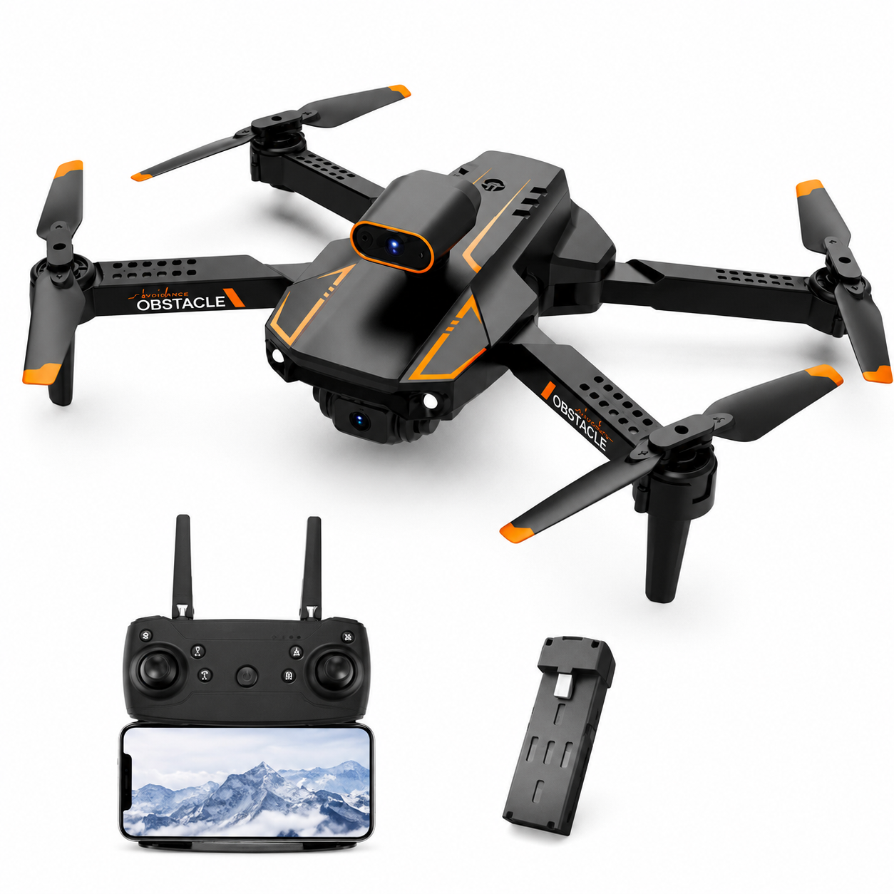 Drone Profissional 5KM com Câmera Dupla 4K + VoidCopter