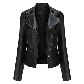Jaqueta Feminina Fashion Style Estilo Biker com Zíper - (Promoção de Inverno 2025)