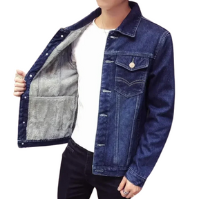 Jaqueta Jeans Masculina Peludo Style - (PROMOÇÃO DE INVERNO 2025)