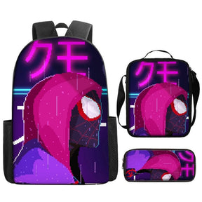 Kit Escolar Infantil H-A: Mochila, Lancheira e Estojo