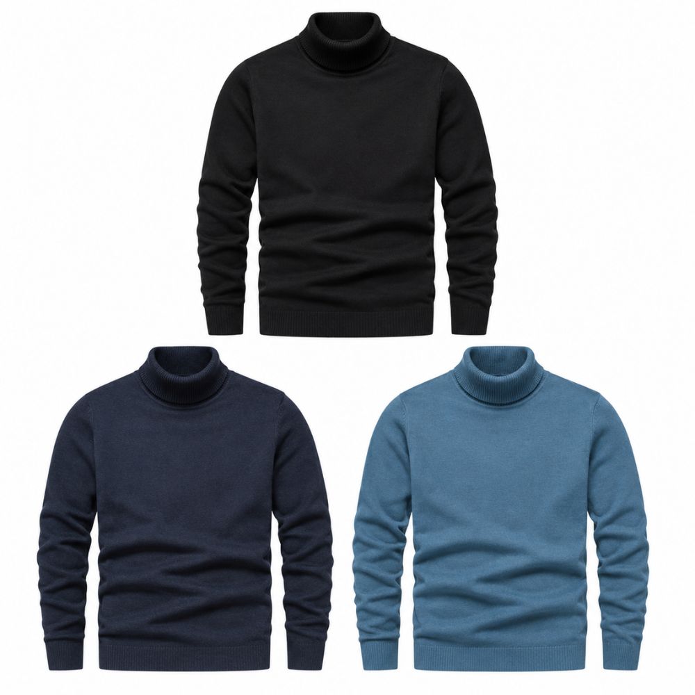 Suéter Masculino Gola Alta Viena
