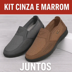 Sapato Mocassim Masculino Respirável