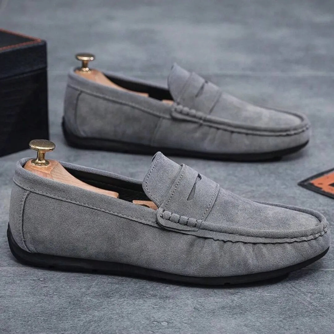 Mocassim Masculino de Camurça Allegante