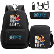 Mochila Escolar Infantil OP com Lancheira e Estojo Kit 3 Peças