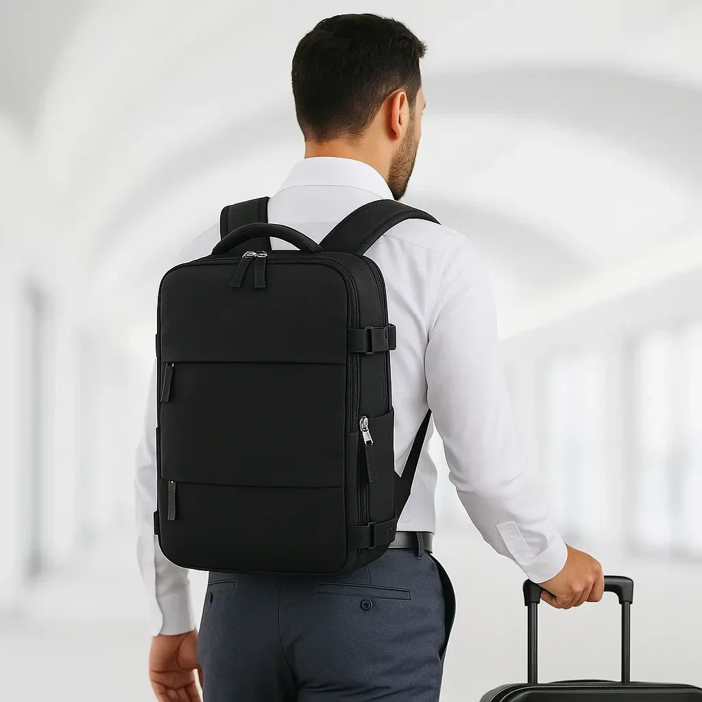 Mochila Executiva 50L Impermeável Multicompartimentos