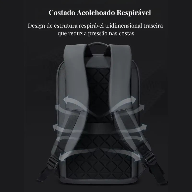 Mochila Executiva Compacta para Notebook 17" Casualle
