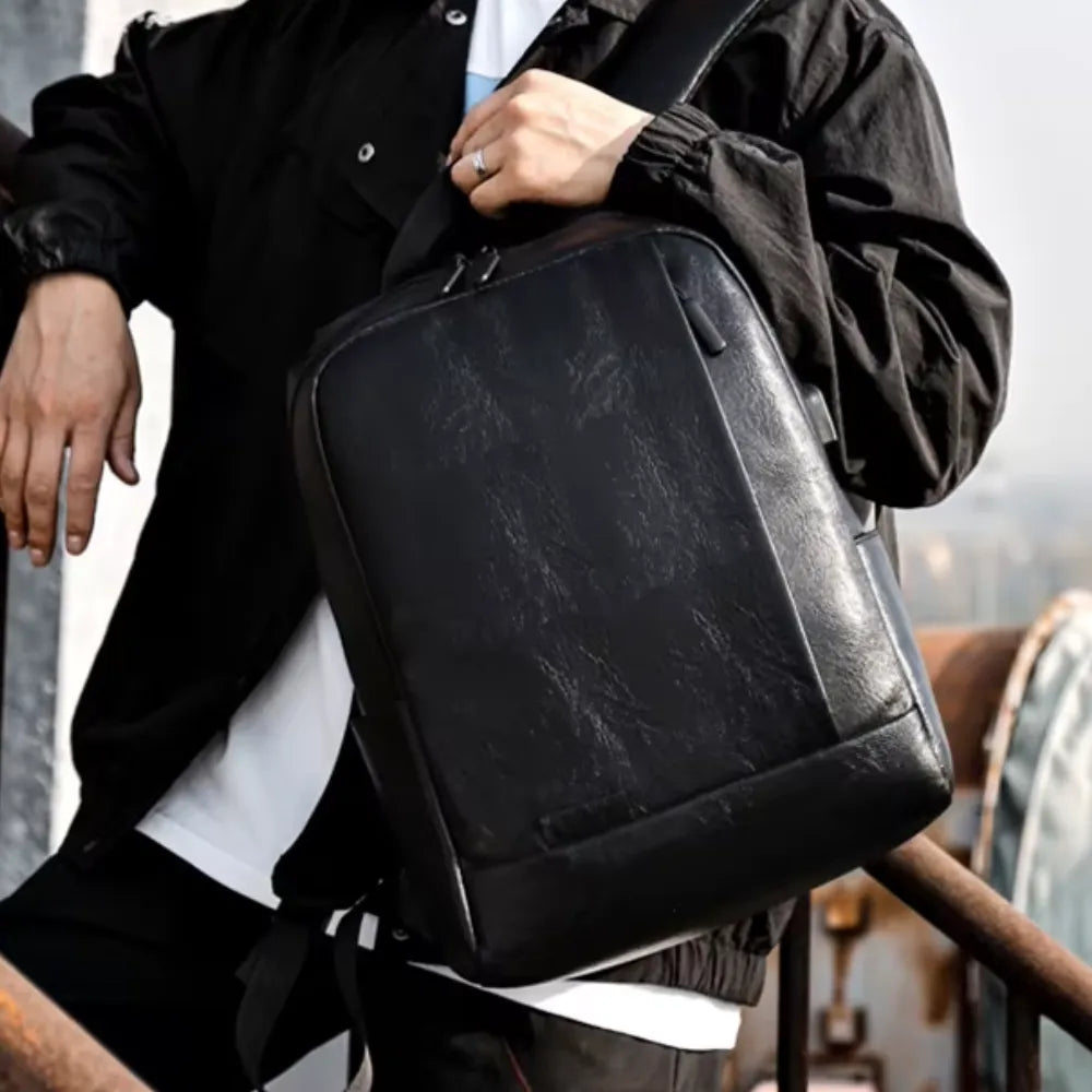Mochila Executiva de Couro para Laptop Imperialle