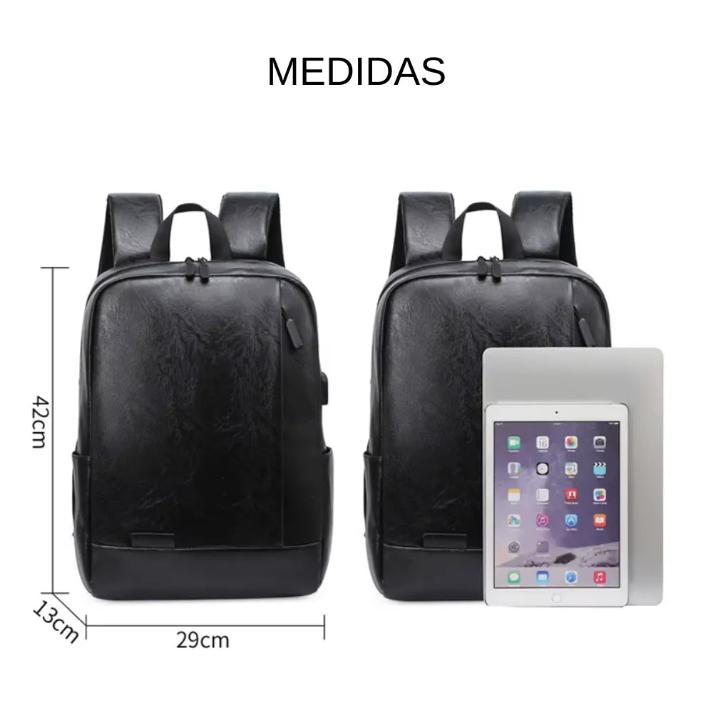 Mochila Executiva de Couro para Laptop Imperialle