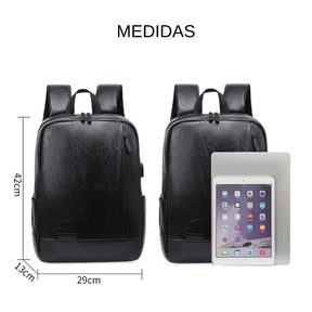 Mochila Executiva de Couro para Laptop Imperialle