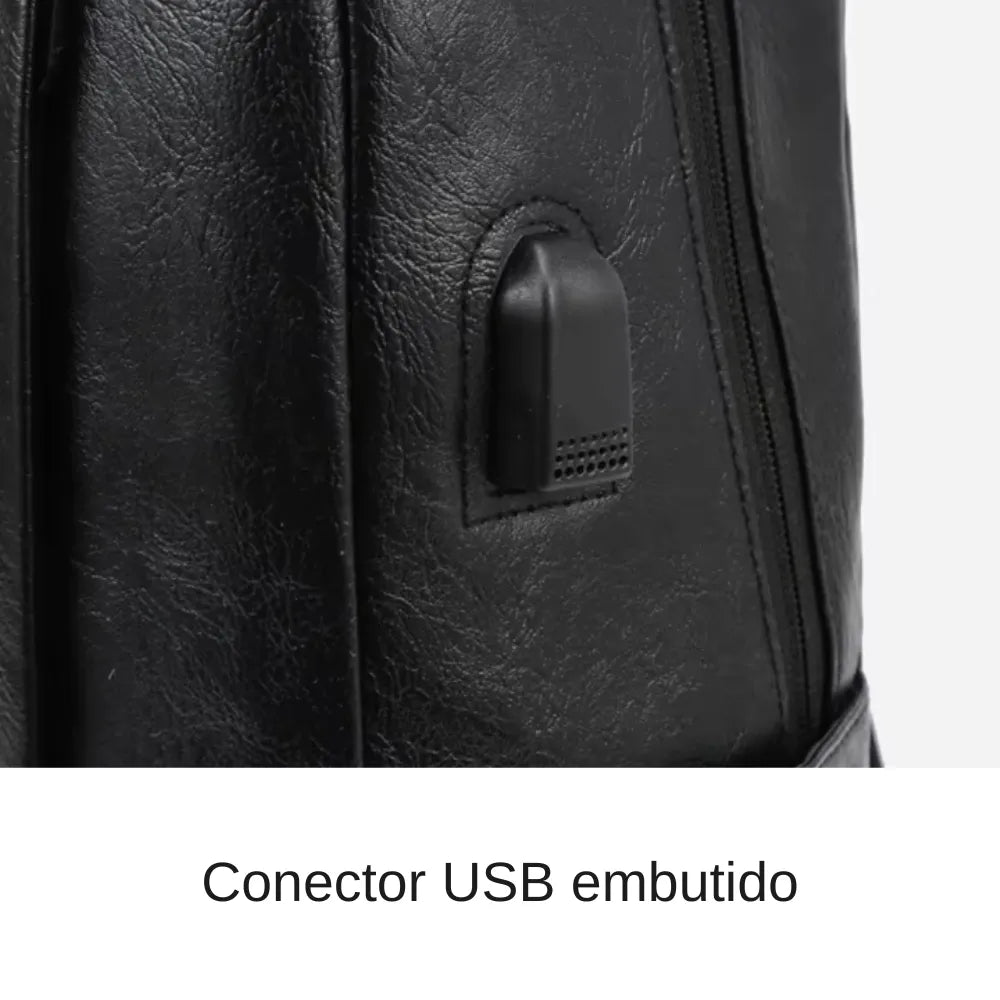 Mochila Executiva de Couro para Laptop Imperialle