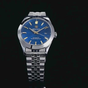 Relógio Masculino Prata Benyar Lucern Blue
