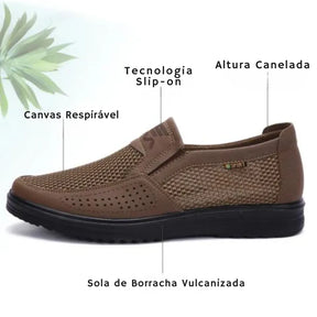 Sapato Mocassim Masculino Respirável