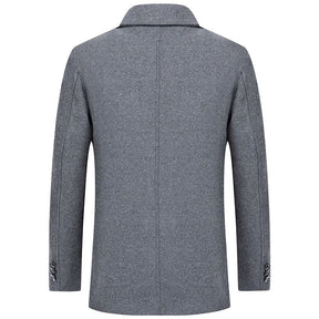 Sobretudo Masculino Curto de Lã - (Promoção de Inverno 2025)