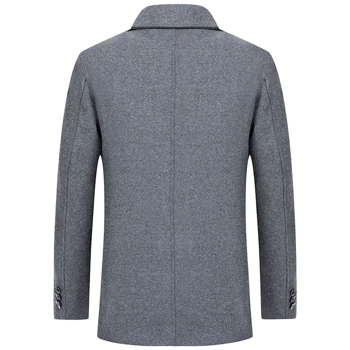 Sobretudo Masculino Curto de Lã - (Promoção de Inverno 2025)