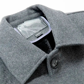 Sobretudo Masculino Curto de Lã - (Promoção de Inverno 2025)