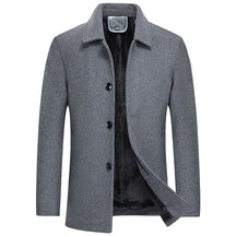 Sobretudo Masculino Curto de Lã - (Promoção de Inverno 2025)