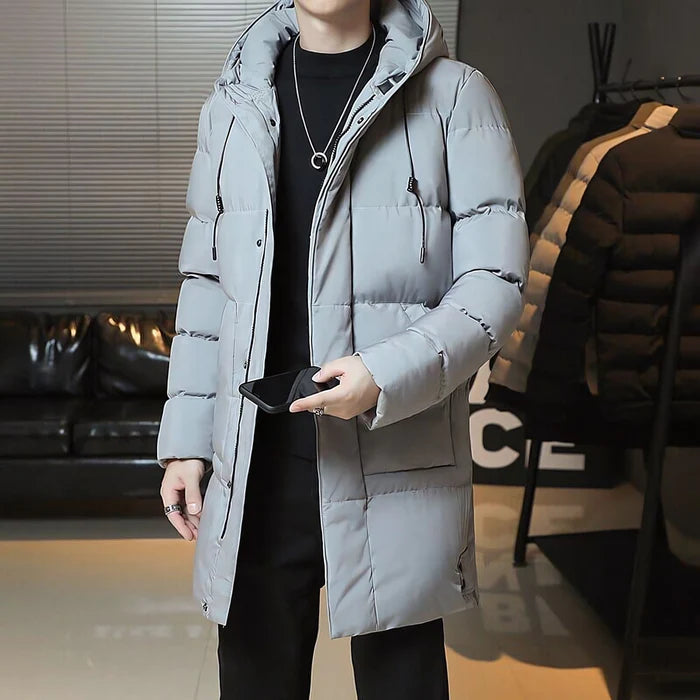 Sobretudo Masculino Puffer em Lã - (Promoção de Inverno 2025)