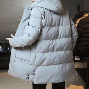 Sobretudo Masculino Puffer em Lã - (Promoção de Inverno 2025)