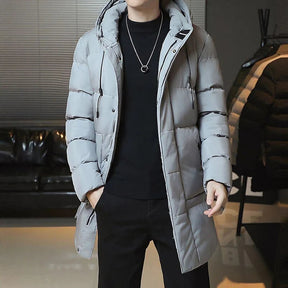 Sobretudo Masculino Puffer em Lã - (Promoção de Inverno 2025)