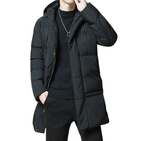 Sobretudo Masculino Puffer em Lã - (Promoção de Inverno 2025)