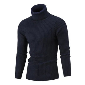Suéter Masculino Pullover de Gola Alta - (Promoção de Inverno 2025)
