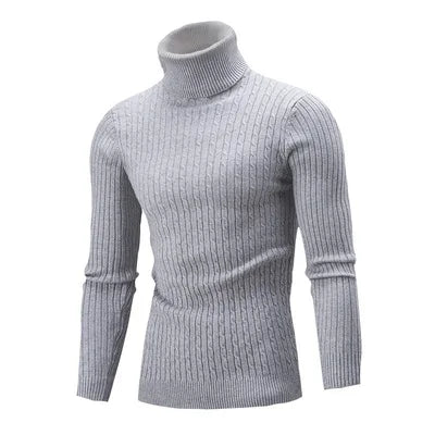 Suéter Masculino Pullover de Gola Alta - (Promoção de Inverno 2025)