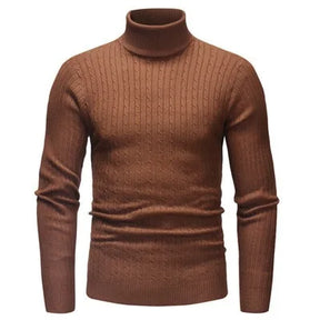 Suéter Masculino Pullover de Gola Alta - (Promoção de Inverno 2025)