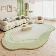 Tapete Sala De Estar Creme Irregular Lojas Sanda