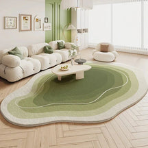 Tapete Sala De Estar Creme Irregular Lojas Sanda