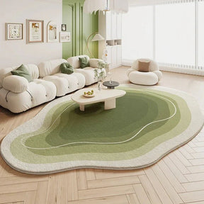 Tapete Sala De Estar Creme Irregular Lojas Sanda